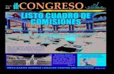 La Voz del Congreso - Edición N° 35 -  Listo Cuadro de Comisiones Ordinarias