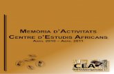Memòria Centre d'Estudis Africans