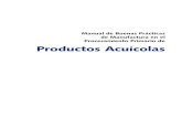 Manual Buenas practicas de Manufactura de Productos Acuicolas