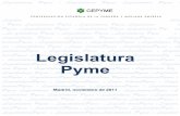 Legislatura Pyme - Propuestas de CEPYME