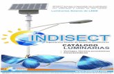 INDISECT | Luminarias para alumbrado solar de LEDS