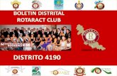 BOLETIN ROTARACT DISTRITO 4190