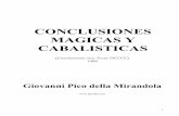 Pico della Mirandola - Conclusiones sive Teces DCCCC