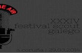 Libreto do XXXUV festival scout galego