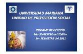 UNIVERSIDAD MARIANA - UNIDAD DE PROYECCION SOCIAL