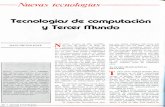 Tecnologías de computación y Terer Mundo
