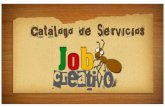 Catálogo de servicios Job Creativo