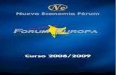 FÓRUM EUROPA TRIBUNA EUSKADI 2008-2009