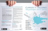 CURSOS Y TALLERES VILLAVERDE 2011-2012