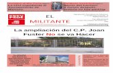 EL MILITANTE. Edición Manises. Abril 2009