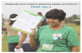 Primer Encuesta Sobre el Bienestar Animal en Tizayuca - PRAT 2013