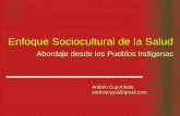Enfoque sociocultural estudinates ciencias médicas 2011