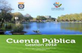 Revista Cuenta Publica Gestión 2012