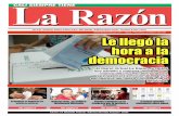 Diario La Razón miércoles 8 marzo