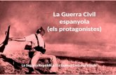La guerra civil espanyola. Els protagonistes.