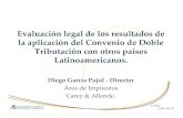 Evaluación legal de resultados del Convenio de Doble Tributación de Chile con otros países
