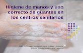 Higiene de manos y uso correcto de guantes