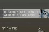 historia del conflicto en colombia