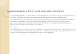 ASPECTOS ETICOS Y DE SEGURIDAD EN INTERNET