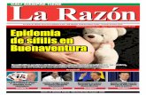 Diario La Razón viernes 20 de septiembre