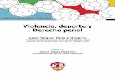 Violencia, deporte y Derecho penal -primeras páginas