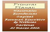 Primeras Planas Nacionales y Cartones 21 Marzo 2012