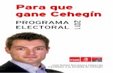 Programa Electoral PSOE Cehegin