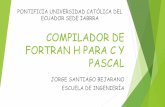 Compiladores Fortran H, Pascal P y C
