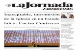 La Jornada Zacatecas miércoles 16 de abril de 2014