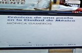 Mónica Gameros - Crónicas de una poeta en la Ciudad de México