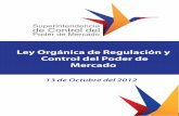 2012Ley Orgánica de Regulación y Control del Poder deMercado