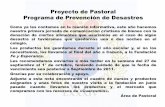 Programa de prevención de desastres