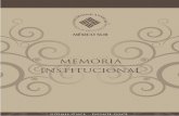 Memoria institucional | 2011 - 2012
