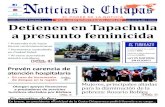 Periódico Noticias de Chiapas, edición virtual; junio 14 2013