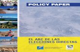 Policy Paper. El ACB de las Elecciones Directas