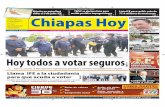 Chiapas HOY Sàbado 05 de Julio en Portada & Contraportada