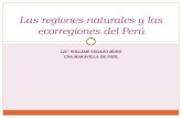 Las regiones naturales y las ecorregiones del Perú