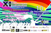 Cartel Décima Primer Marcha del Orgullo, la Dignidad y la Diversidad Sexual Puebla 2012