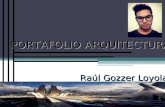 Portafolio Arquitectura/Raúl Gozzer