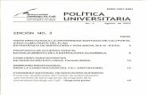 No. 3 Política Universitaria
