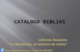 Catalogo biblias
