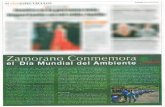 Zamorano Conmemora el Día Mundial del Ambiente