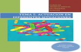 TEMA 5. ACTUACION EN DIFERENTES SITUACIONES