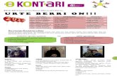 Kontu-kontaria 2012-2013