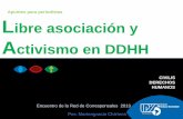 Taller sobre Libre Asociación y Activismo en DDHH