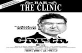 Carta Bar The Clinic - Junio
