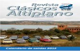 Revista Clásicos Altiplano 2012