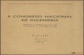 Congreso Nacional de Ingeniería (2º. 1950. Madrid). Tomo III. Parte I