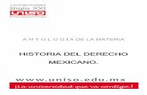 Historia del Derecho Mexicano.