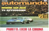 Revista Automundo Nº 212 - 27 Mayo 1969